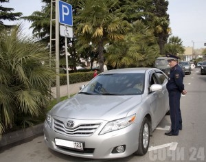 ГАИ проводит рейд на дорогах Сочи