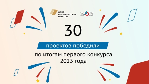 30  организаций ВОИ стали победителями первого конкурса 2023 года Фонда президентских грантов